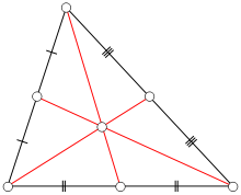 Centroide de um triângulo